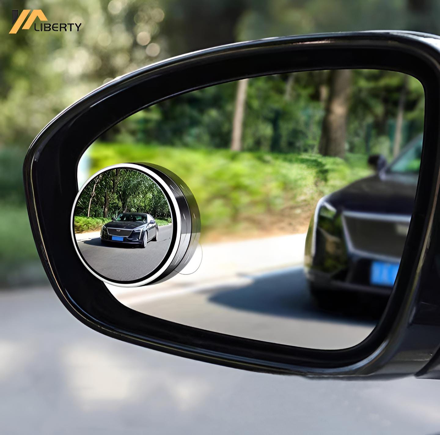 2pcs Round Blind Spot Mirrors – Enhanced Rear And Side View Visibility