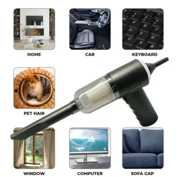 3 in 1 Portable Vacuum Cleaner | Remove Dust Easily Anywhere
