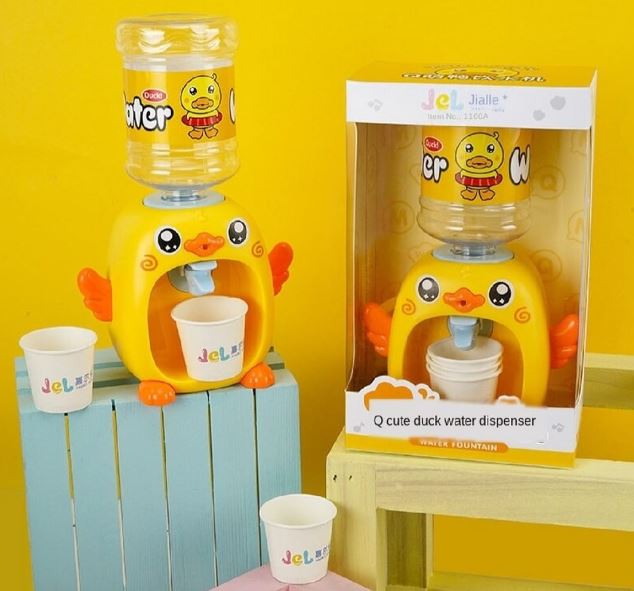 Mini Duck Water Dispenser Toy Drinking Fountain