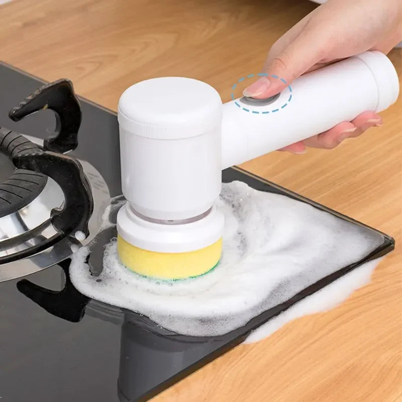 Wireless Electric Cleaning Brush Household Kitchen Dishwashing Brush