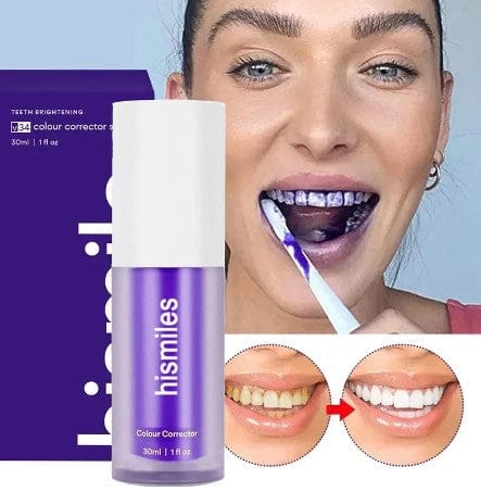 Hismile v34 Color Corrector Purple Teeth Whitening Toothpaste 30ml