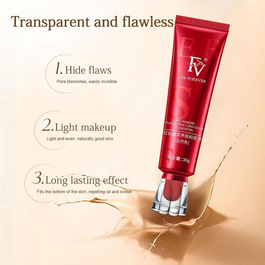 FV Liquid Foundation Waterproof Tube Real Diamond SK Forever 30g (IVORY/NATURAL)